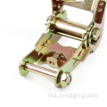 2inch 5ton tali tali ratchet dengan buckles pemegang aluminium